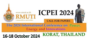 International Conference on Power, Energy and Innovations (ICPEI) ,CENTRE POINT HOTEL TERMINAL21 KORAT,THAILAND